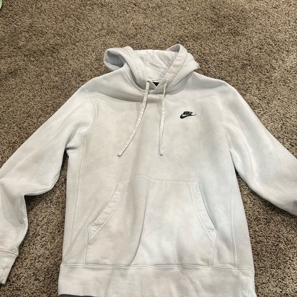 White Nike hoodie